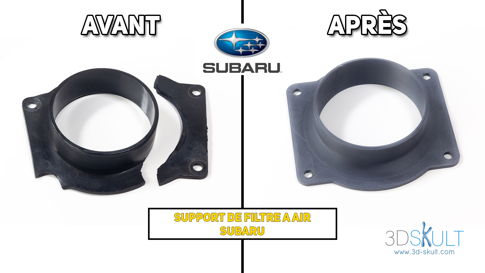 Support filtre air subaru impression 3d